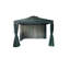 Garden Gazebo with Curtains, Mosquito Netting and Waterproof Double Roof-1078889766