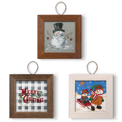 5.25'' Wood Photo Ornament