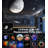 Galaxy Star Projector with Night Light & Timer for Kids