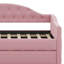 Lit de jour rembourré en velours capitonné avec couchette, port USB et port Type-C Martisa-220798676