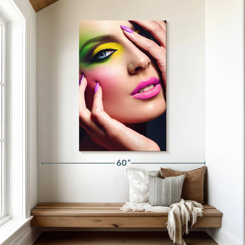 Shuttleworth Flashy Makeup, 48" H x 32" W