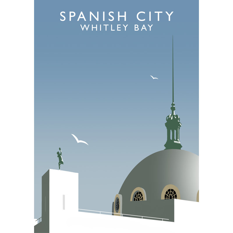 'Spanish City' by Richard O'Neil - Print, No Frame, 40 cm H x 30 cm W x 1 cm D