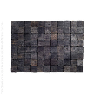 Ekke Solid Wood Geometric Rectangle Placemat