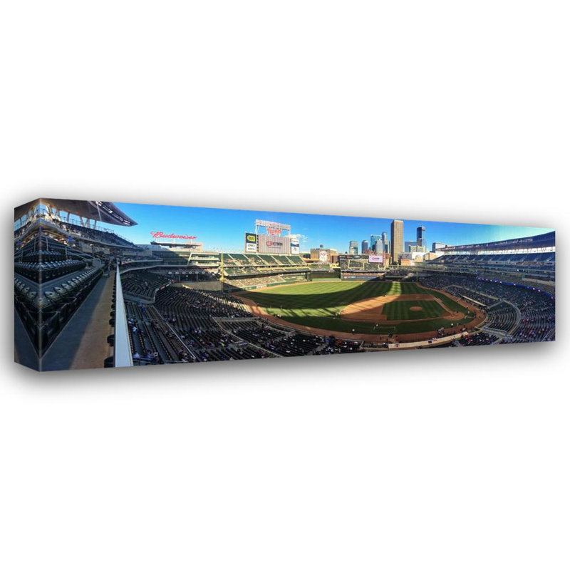 Target Field, 8" H x 24" W