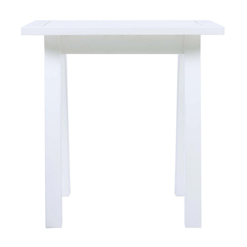 Selma Acacia Wood Accent Side Table, Weather-Resistant Rectangular End Table