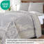Ensemble de couvre-lit / couvre-lit à motif médaillon traditionnel en mélange de coton tissé léger Rio-916951719-911953477