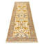 Tapis de couloir en Tapis décoratif laine noué à la main de conception unique noué à la main New Age 2 pi 7 po x 7 pi 9 po Ivoire/gris clair