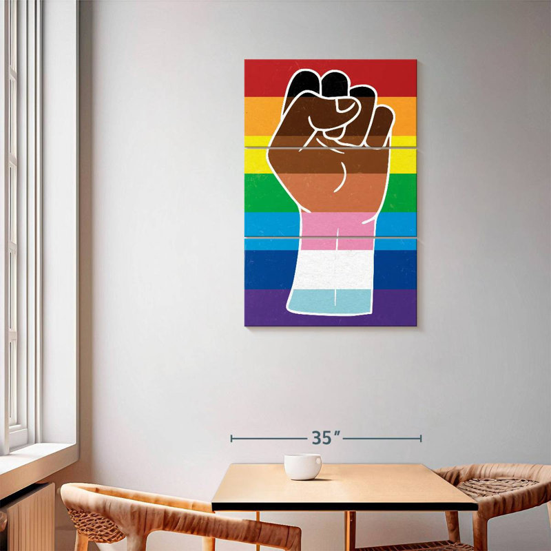 Hiltrun Honor The Pride, 57" H x 36" W