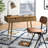 Evins Solid Wood Writing Desk