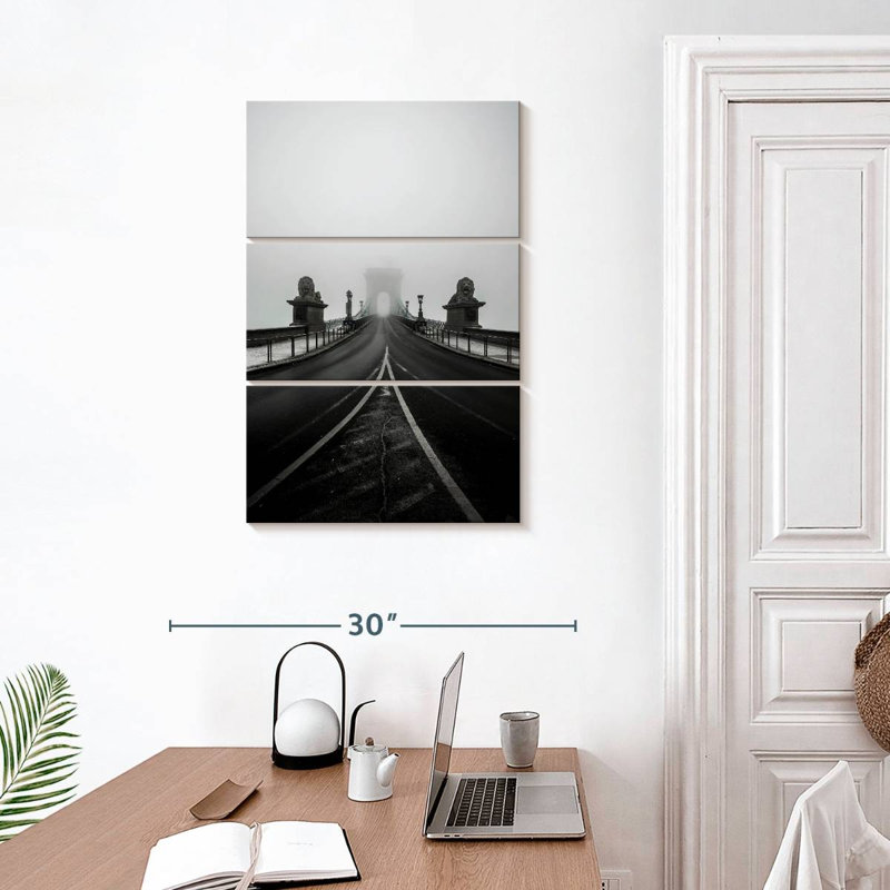 Mehar Danube Bridge In Budapest, 32" H x 20" W