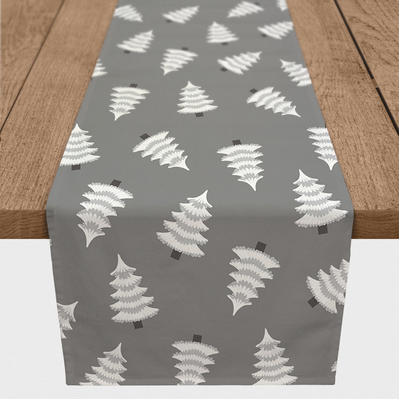 Jesslin Rectangle Christmas Polyester Table Runner, 72" x 16"