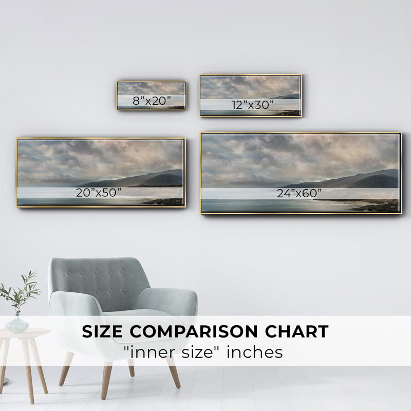 Calming Sea- Framed Canvas