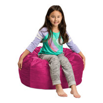 Wayfair  Pink Tear Resistant Bean Bag Chairs You'll Love in 2024