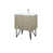 Quartz blanc / chrome / beige