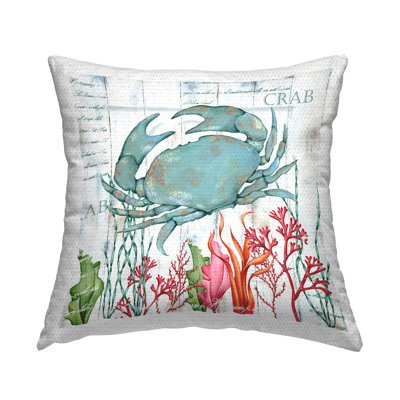 Polyester Throw Square Indoor/Outdoor Pillow Cover & Insert