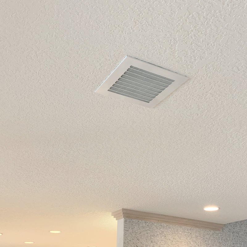 Registre de mur et de plafond en métal à motif classique, H 0,25 po x L 12 po x l 6 po