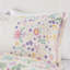 Housse de couette réversible à motif floral et jungle pour chambre double / grand