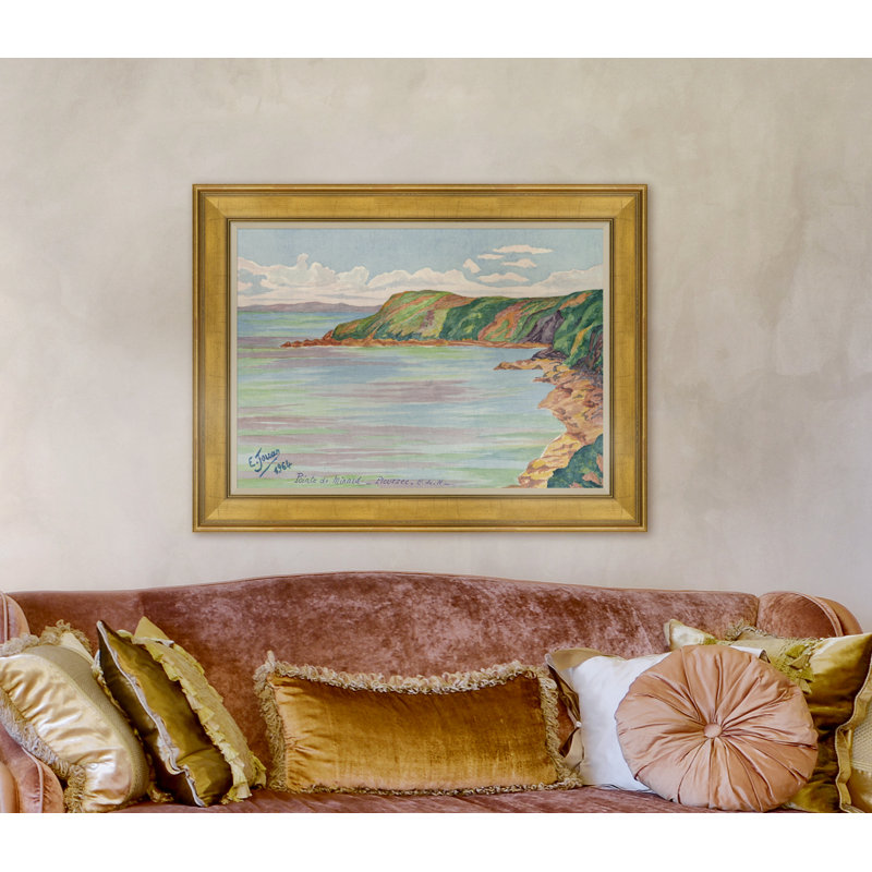 Pointe De Minard I, 1964 Painting by E. Jouan