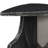24" Black Marble Pedestal End Table