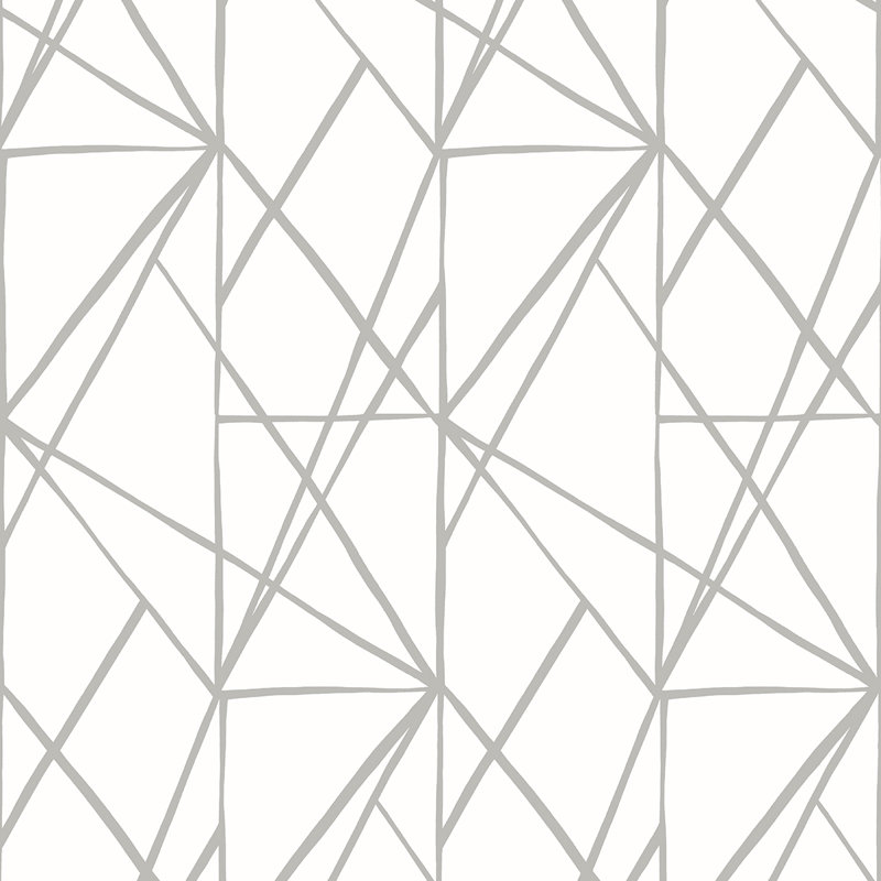 Rouleau de papier peint autocollant L 18 pi x l 20,5 po Nieem, Gris port