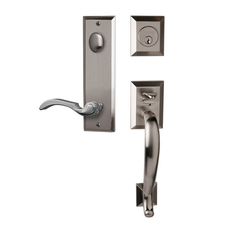 Bravura 913-903 Active Savannah Handleset with Sable Lever in Oil Rubbed Bronze - L, Left, Satin Nickel