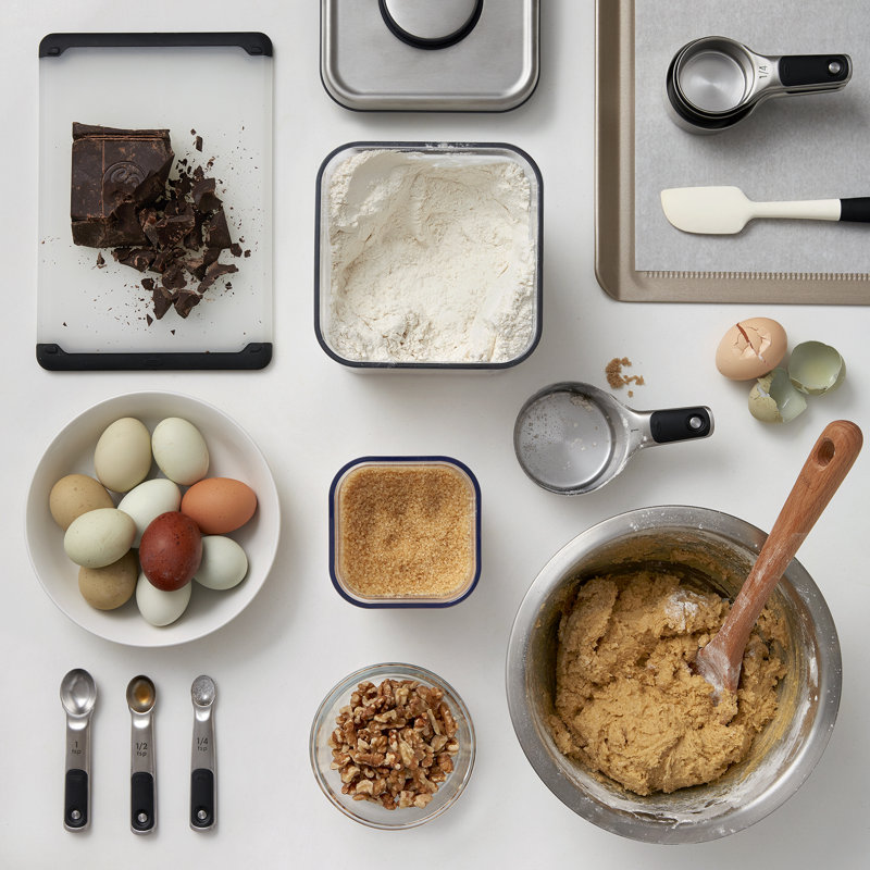 OXO 8-Pieces Stainless Steel Measuring Cup and Spoon Set