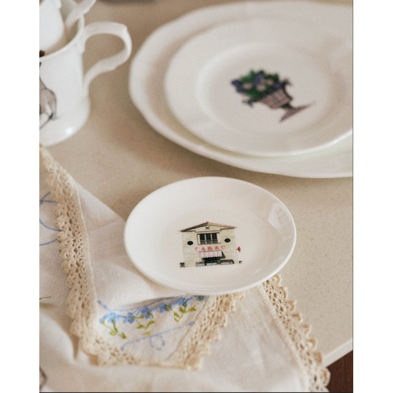 Assiette 5 po Thibaud Herem Objet (Village)
