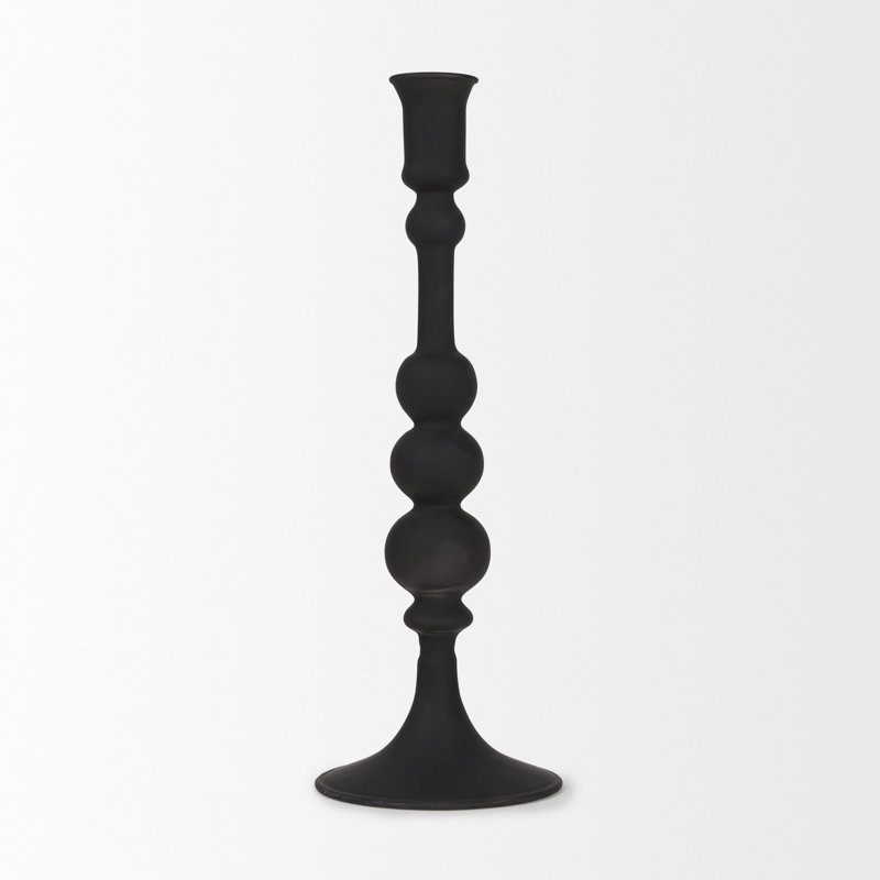 Loudon Metal Tabletop Candlestick, 11.7" H x 4" W x 4" D