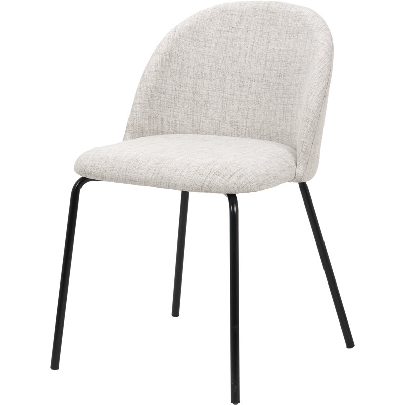 Turi 43cm H Upholstered Metal Upholstered Back Accent, Grey