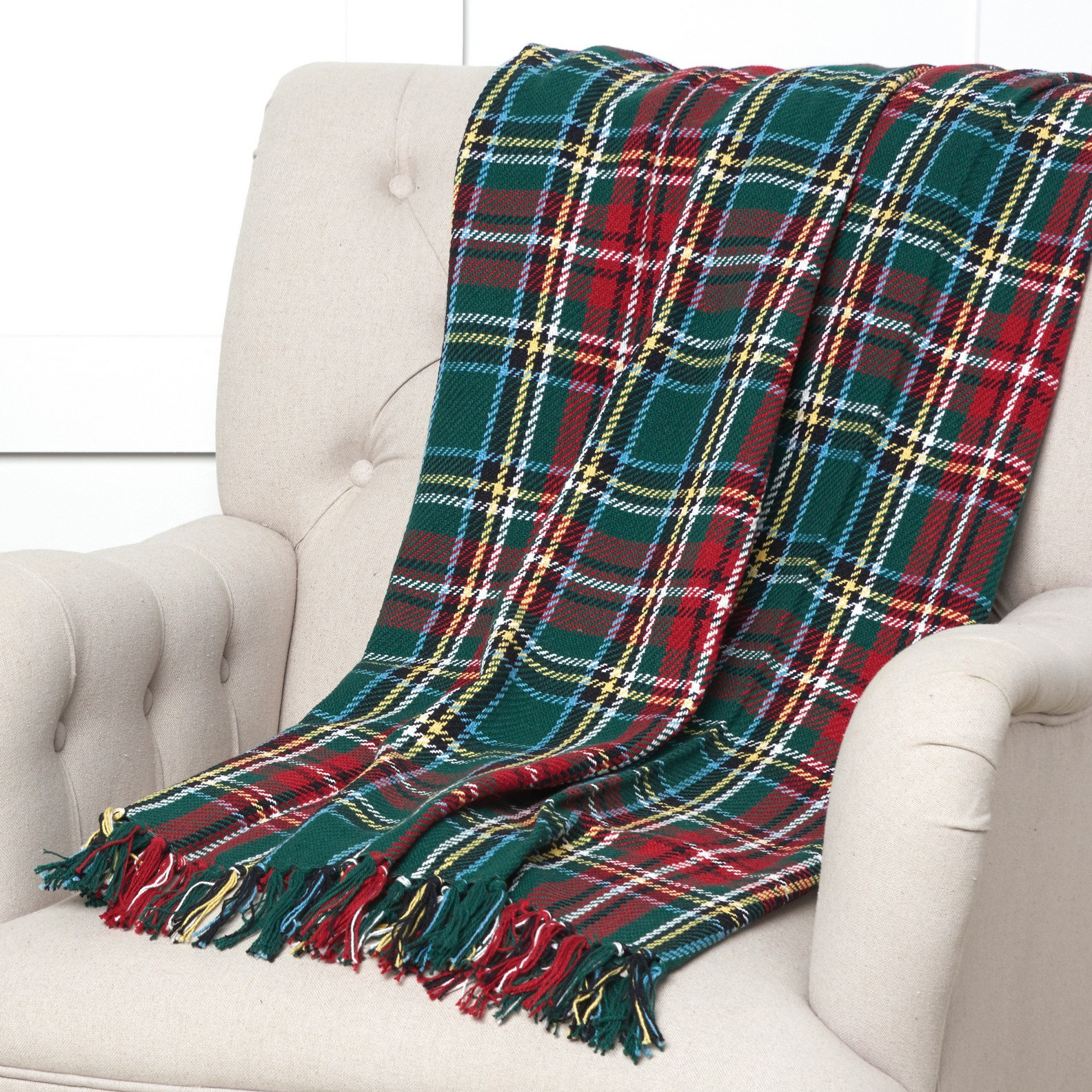 Lucius Cotton Throw Blanket