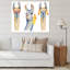 Dessin de mignon lama mignon I - reproduction sur toile-67396020-67396019