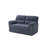 Modern LoveSeat Blue-1854442189