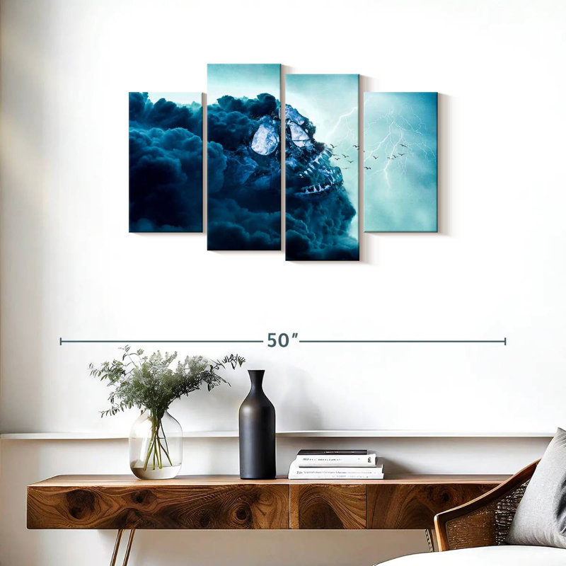 Kerner Cloud Of Darkness, 22" H x 36" W