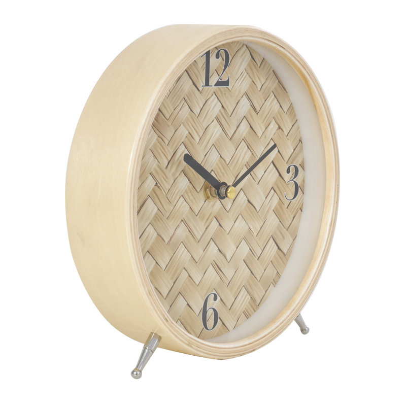 Mechanical Tabletop Clock in Black