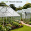 Serre de plain-pied en polycarbonate