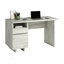 Bureau de coin spacieux et blanc avec tiroirs à glissement lisse pour le bureau à domicile et les zones d'étude