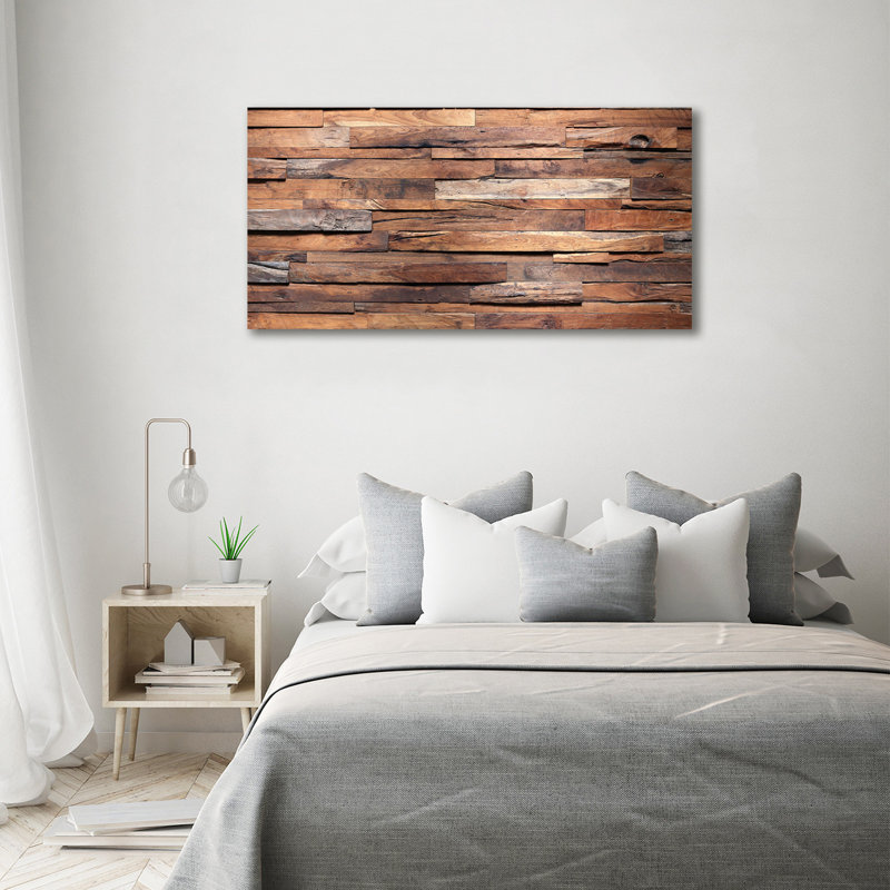 Wooden Wall - Wrapped Canvas Print