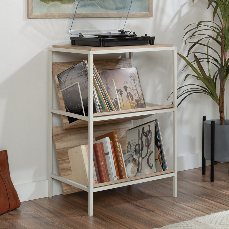 Solt Bookcase, 36.811" H x 25.118" W x 18.504" D, Kiln Acacia