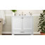Meuble-lavabo de salle de bain avec lavabo encastré, armoire et tiroir-914267712-914267740