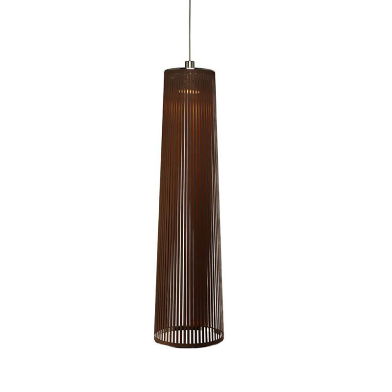 Luminaire suspendu Solis, H 48 po x l 13 po x P 13 po, Blanc