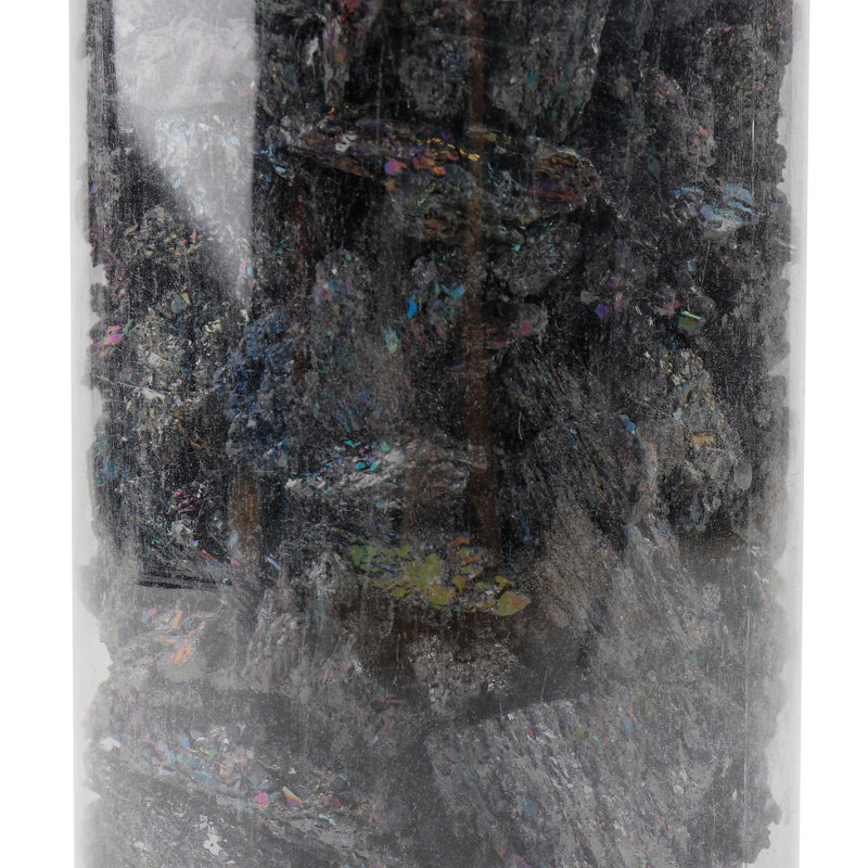 Objets décoratifs en pierre naturelle Natural Rocks, Silicon Carbide, Black
