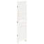 Vidaxl Room Divider 4 Panels White Solid Wood Paulownia