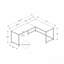 Computer Desk, Home Office, Corner, 58"L, L Shape, Work, Laptop, Grey Laminate, Black Metal, Contemporary, Modern-1632615876