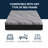 Quinn Cool Copper Memory Foam Hybrid, Firm Feel, 11" Mattress-1959352844