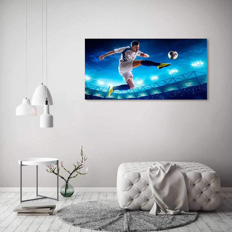 Footballer - Wrapped Canvas Print