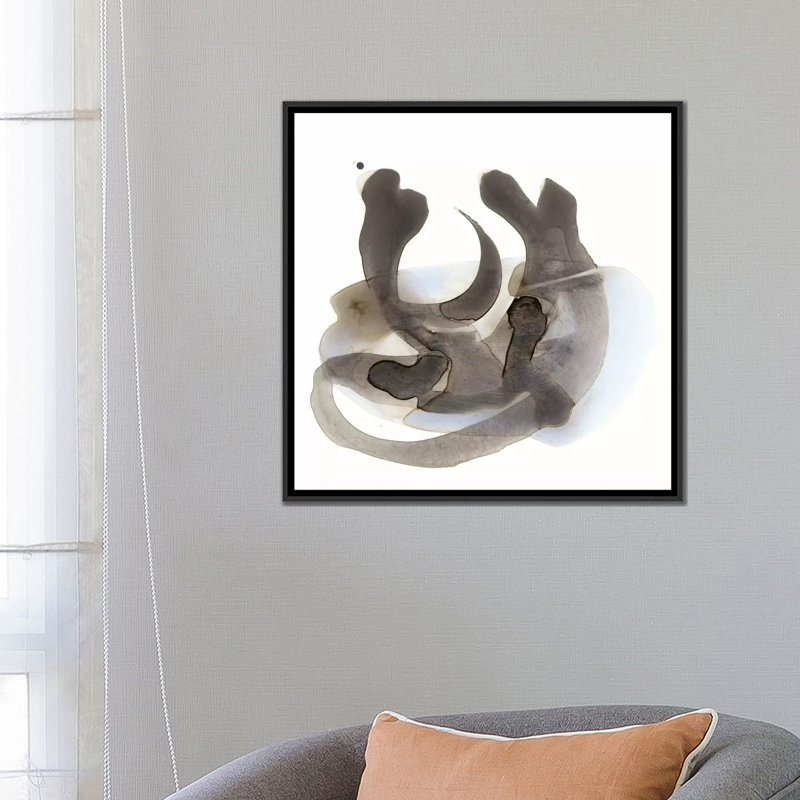 «Embodiment I», impression sur toile, H 26 po x l 26 po x P 1,5 po, Toile avec cadre noir, Pas de tapis
