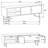 Manaya Charcoal Black 2-Door TV Stand