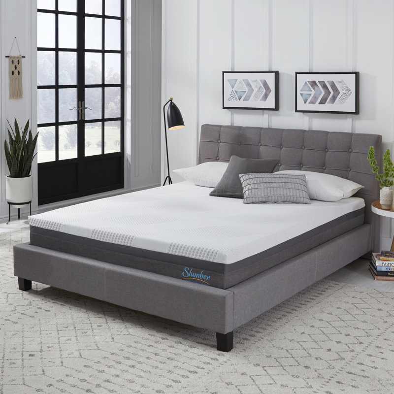 Matelas en mousse viscoélastique gélifiée hybride 10 po Slumber Solutions, Très grand
