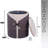 Two-Toned Ottoman With Storage Or Vanity Stool, Brown