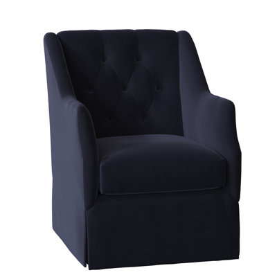 Fauteuil capitonné l 27,5 po Claudette